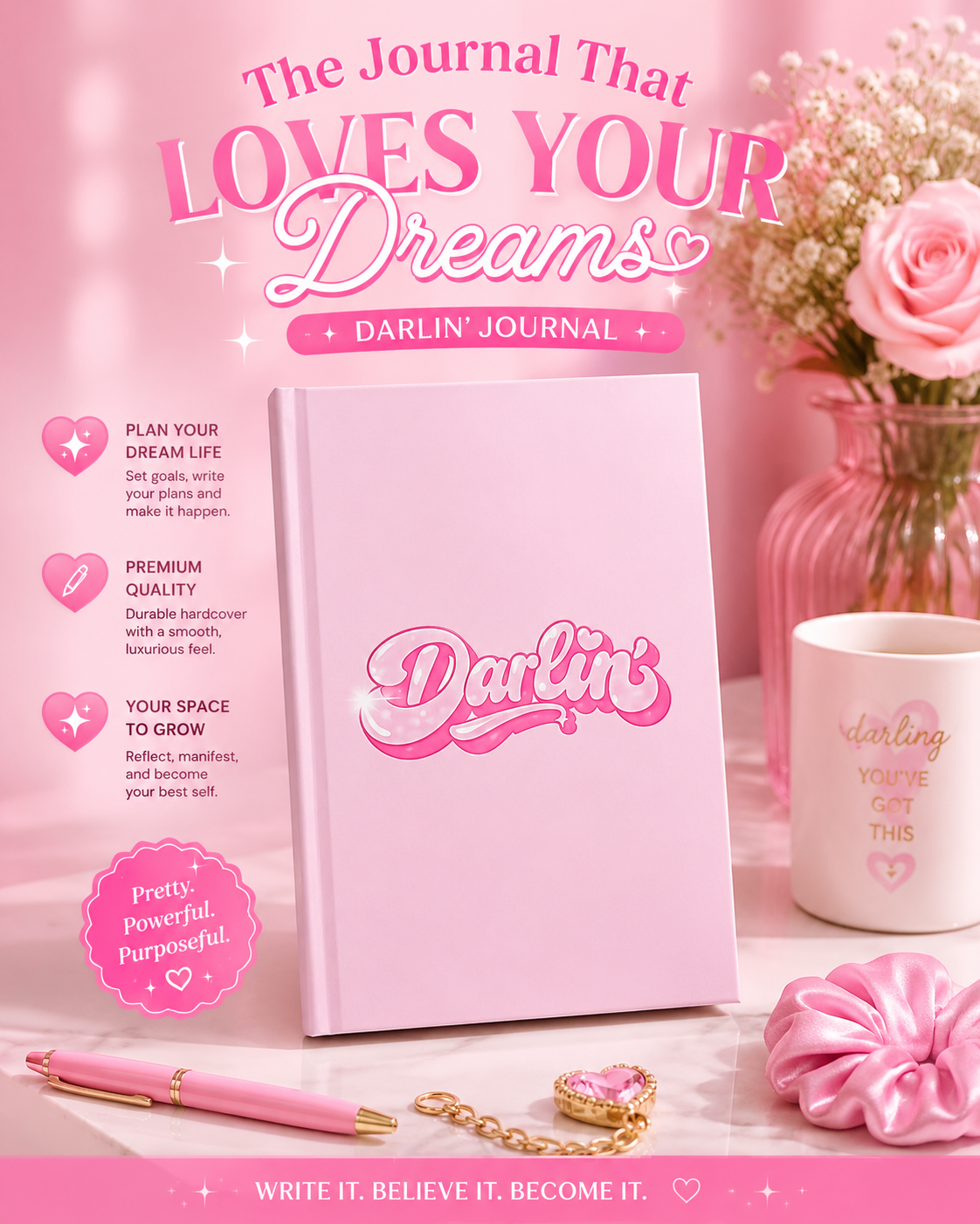 Write It. Believe It. Become It: Meet the New Darlin’ Journal