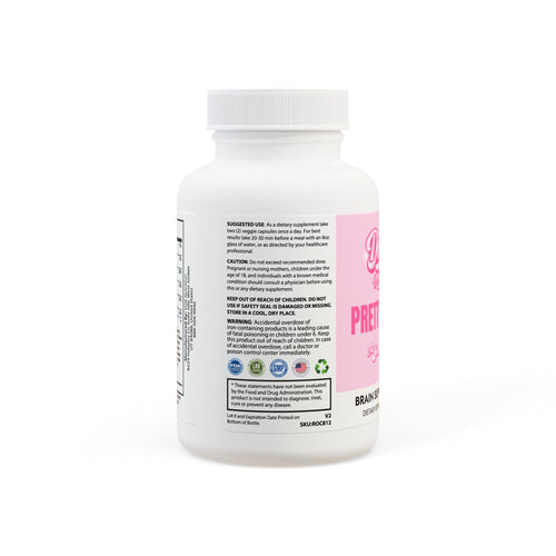 Brain Support Complex Supplement (60 Capsules) ~ Pretty Genius