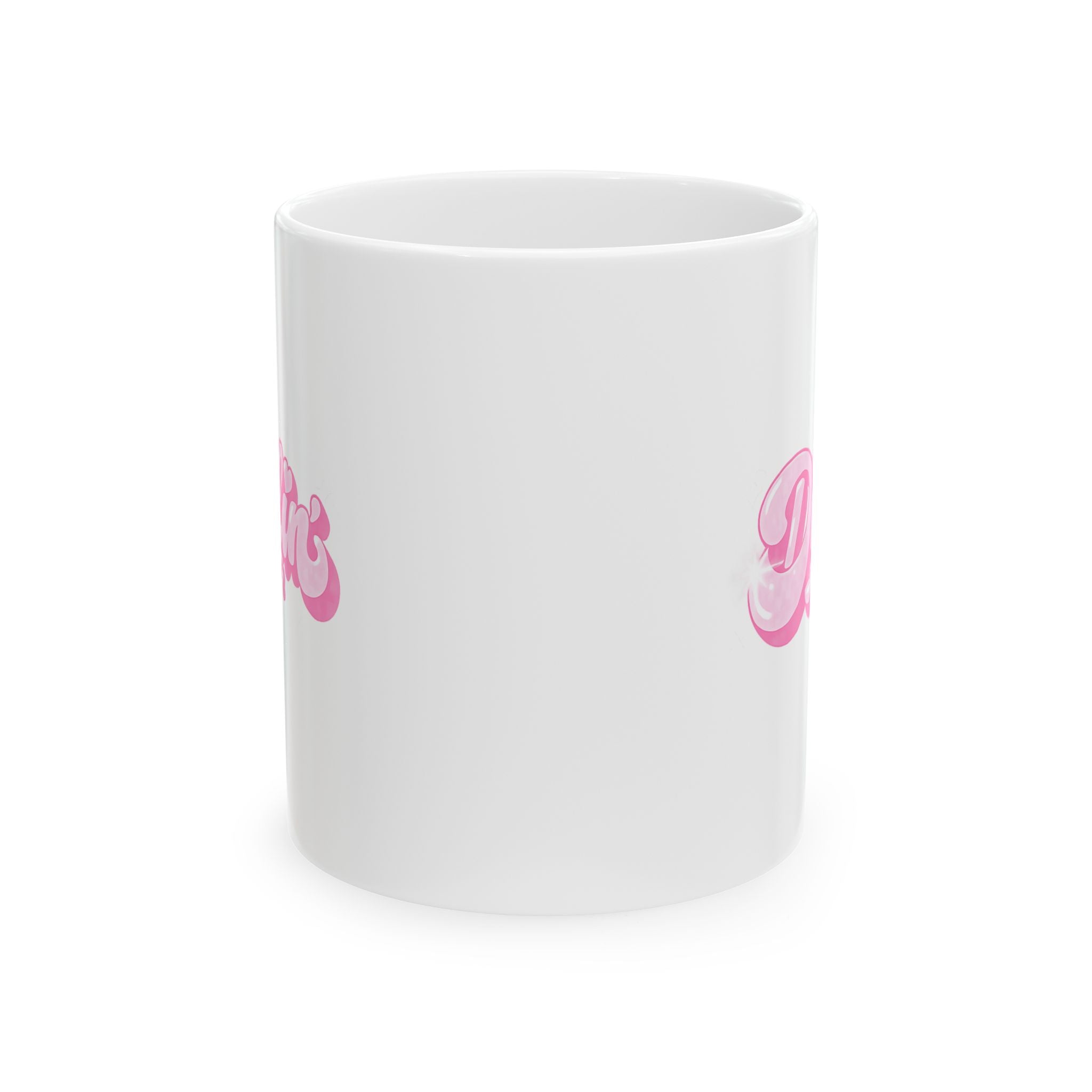 Darlin’ Pink Retro Aesthetic Ceramic Coffee Mug | Cute Desk Decor