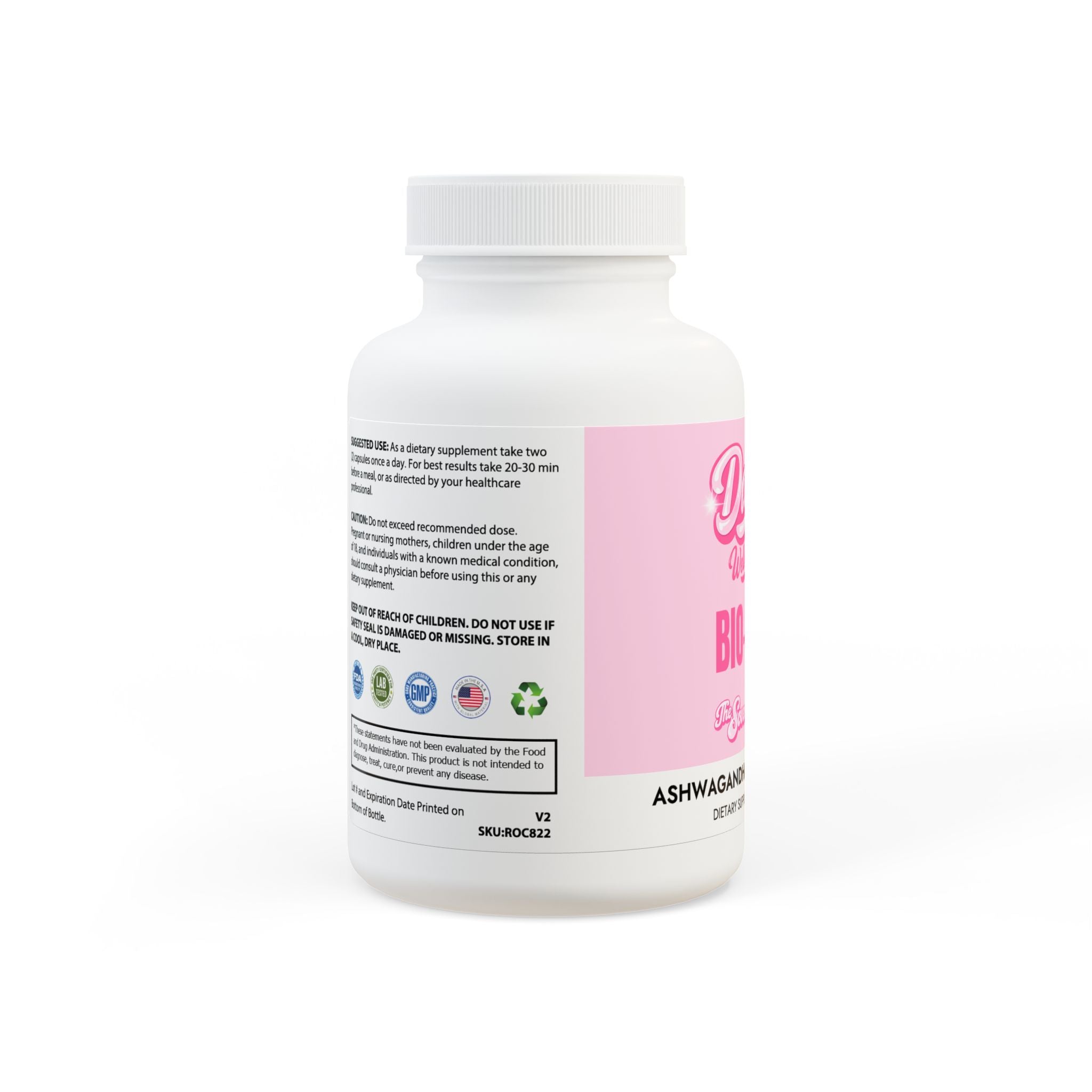 Ashwagandha and Black Pepper Supplement (60 capsules) - Bio-Glow